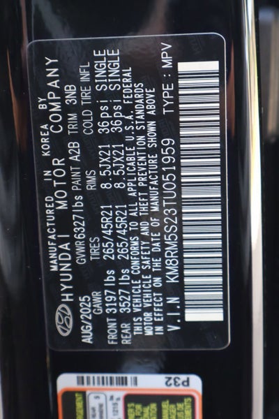 2026 Hyundai Palisade Calligraphy