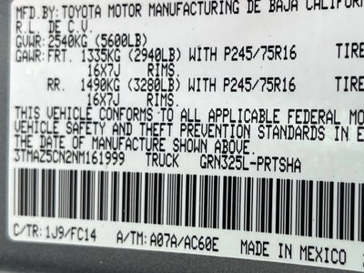 2022 Toyota Tacoma 2WD SR5