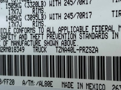 2024 Toyota Tacoma 2WD SR5