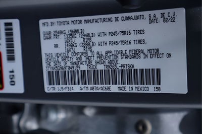 2022 Toyota Tacoma 2WD SR