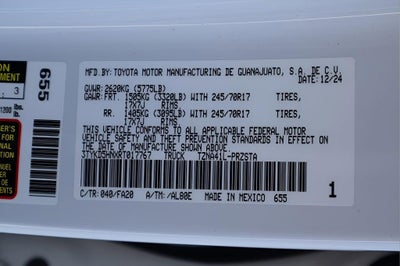 2024 Toyota Tacoma 2WD SR