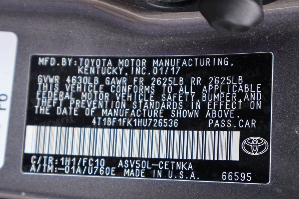 2017 Toyota Camry XLE