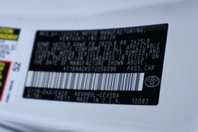 2026 Toyota Camry LE