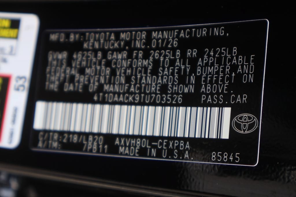 2026 Toyota Camry LE