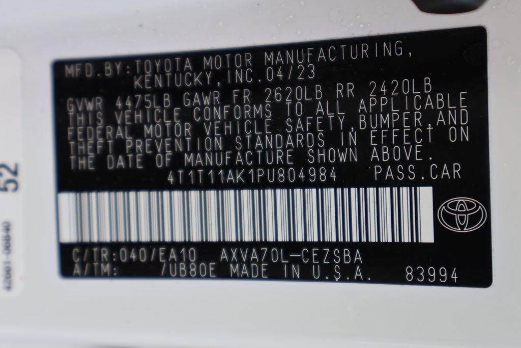 2023 Toyota Camry SE