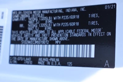 2021 Toyota Sienna Limited