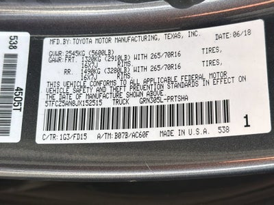 2018 Toyota Tacoma SR