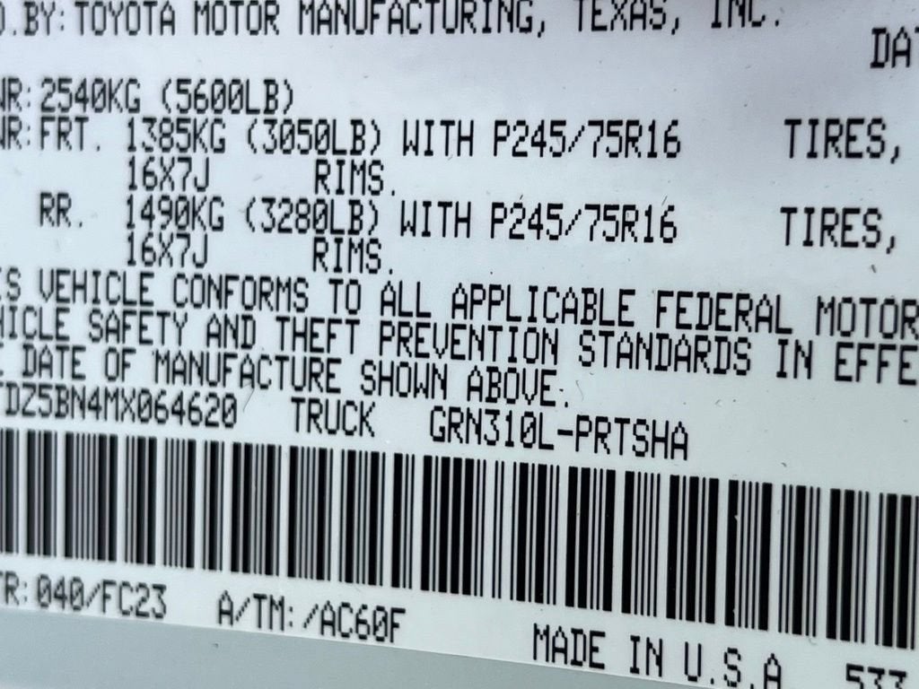 2021 Toyota Tacoma 4WD SR5