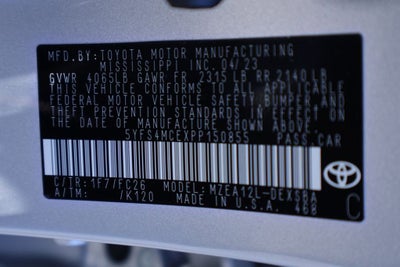 2023 Toyota Corolla SE