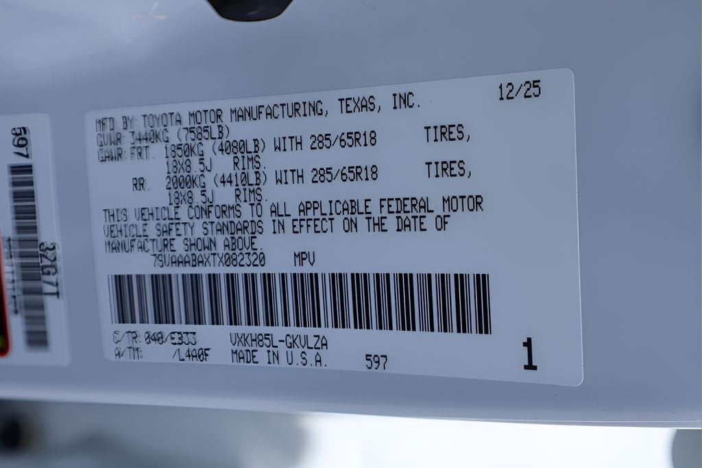 2026 Toyota Sequoia SR5