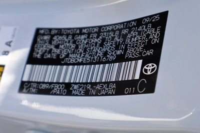 2026 Toyota Corolla Hybrid LE