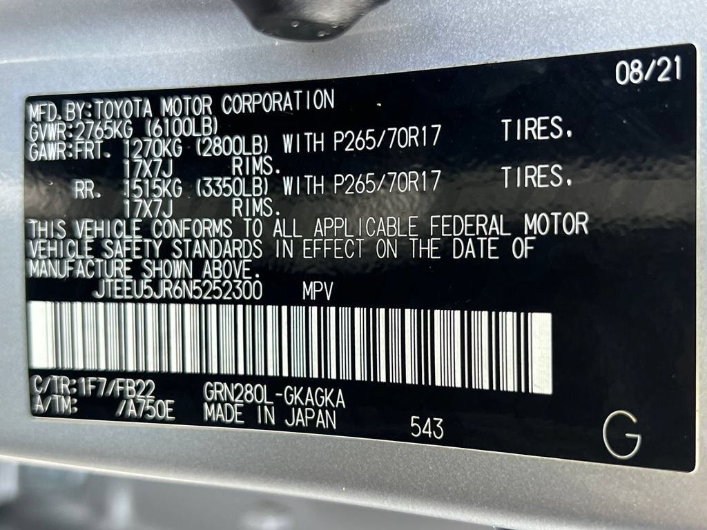 2022 Toyota 4Runner SR5