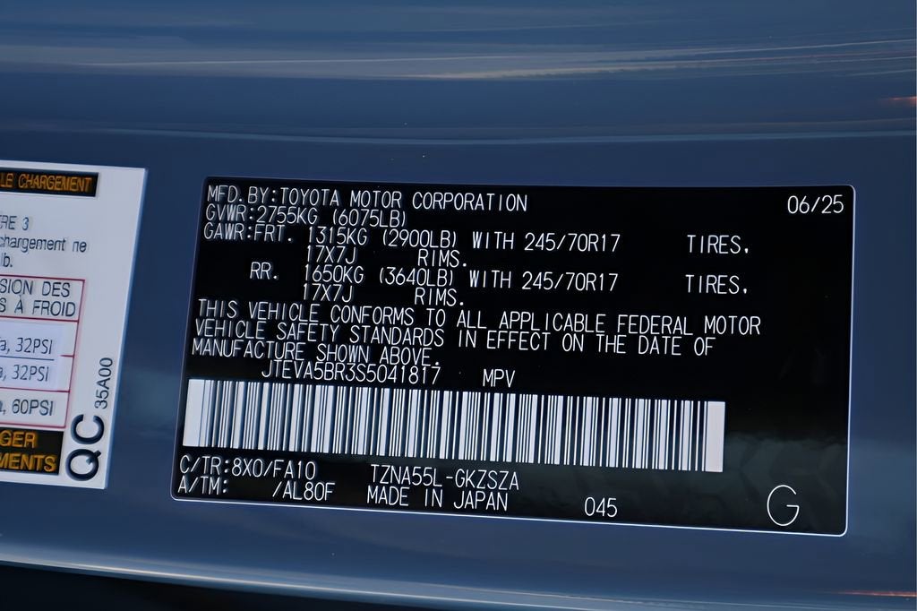 2025 Toyota 4Runner SR5