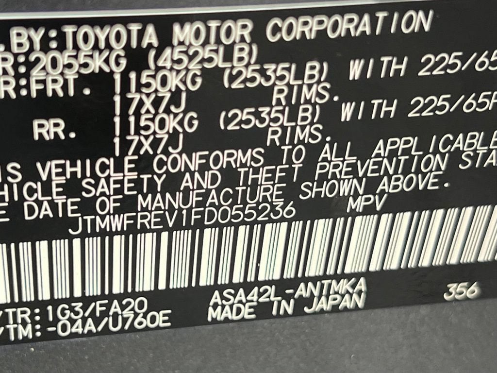 2015 Toyota RAV4 XLE