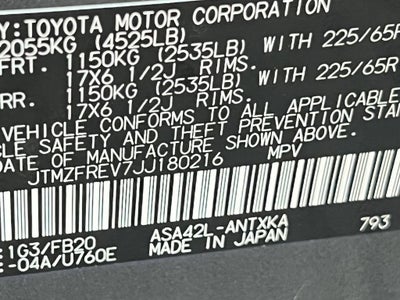 2018 Toyota RAV4 LE