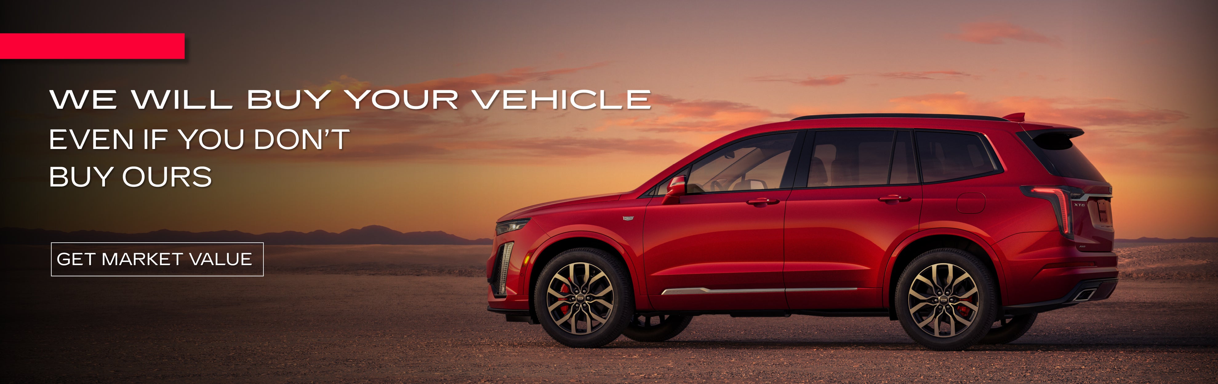 We will buy your car even if you don't buy ours.