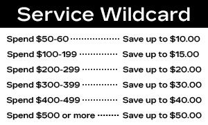 Wildcard Savings